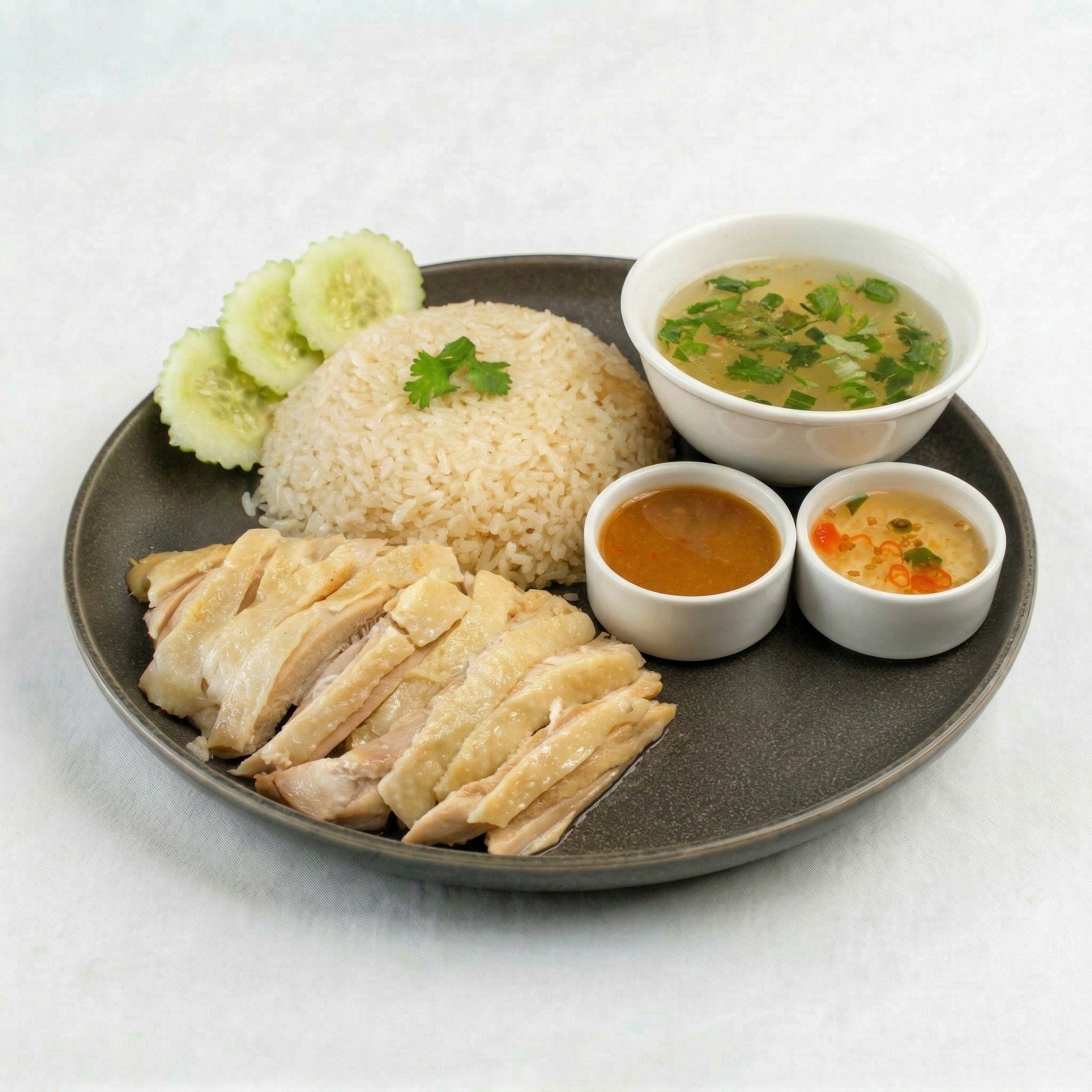 Hainan Chicken Rice.