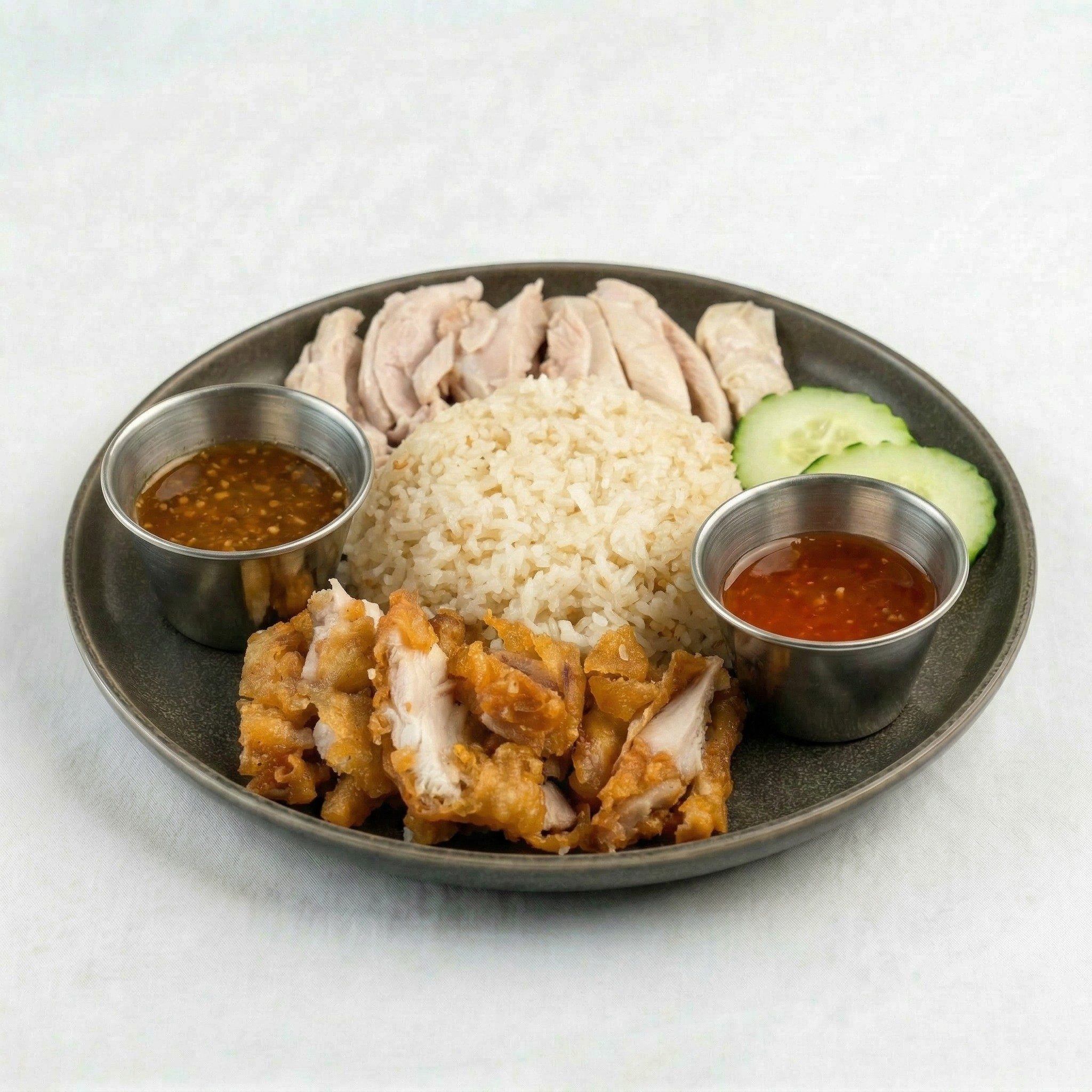 Sampler's Plate/ Half & Half.