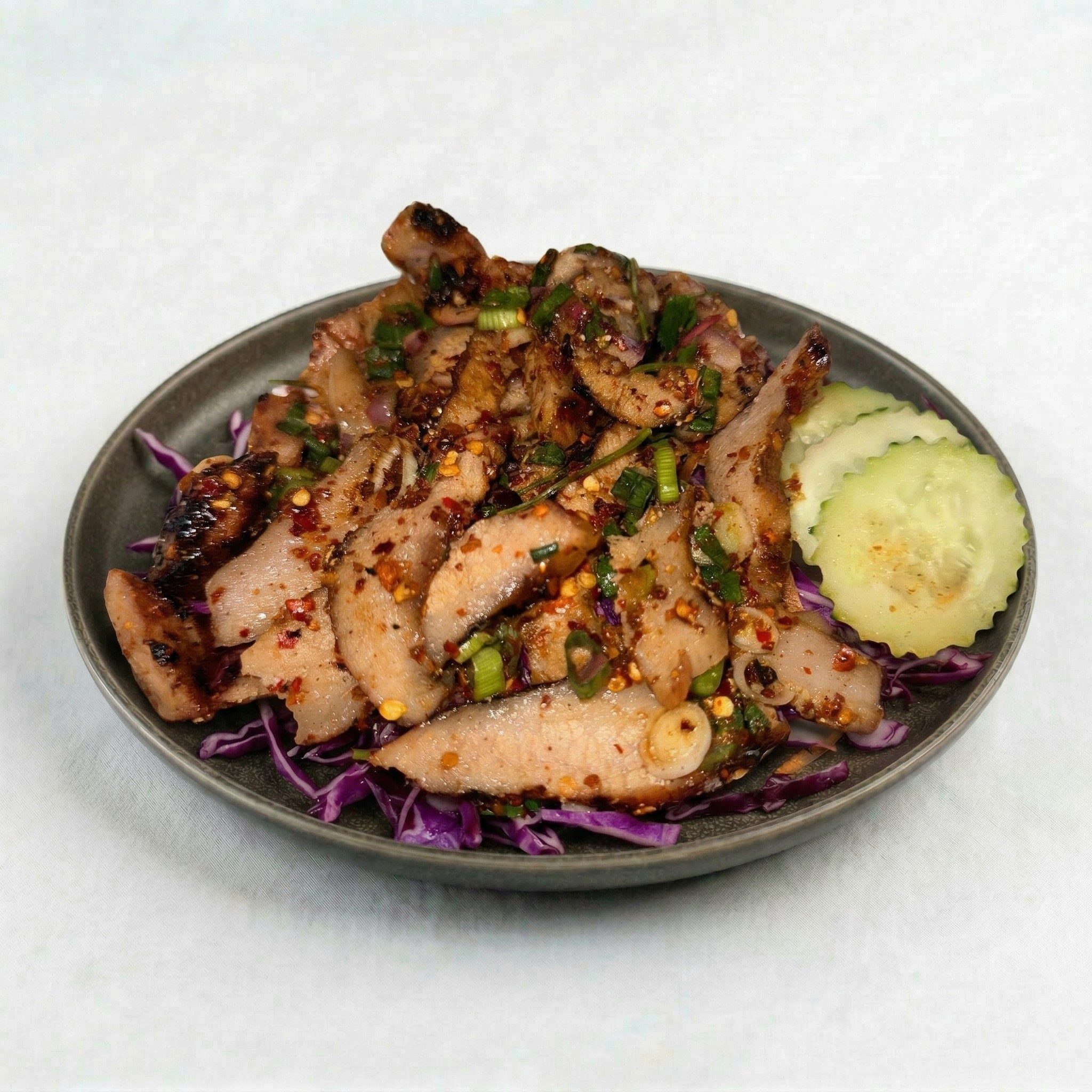 Pork Jowl Salad.